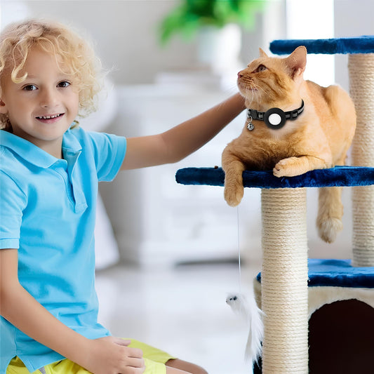 PawfectWorlds™ Collar Track– Pet AirTag Collar