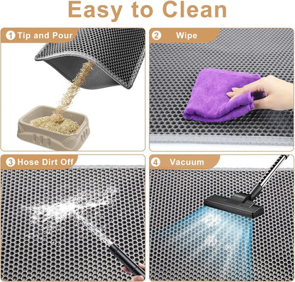 PawfectWorlds™ Kitty Trap – Cat Litter Mat