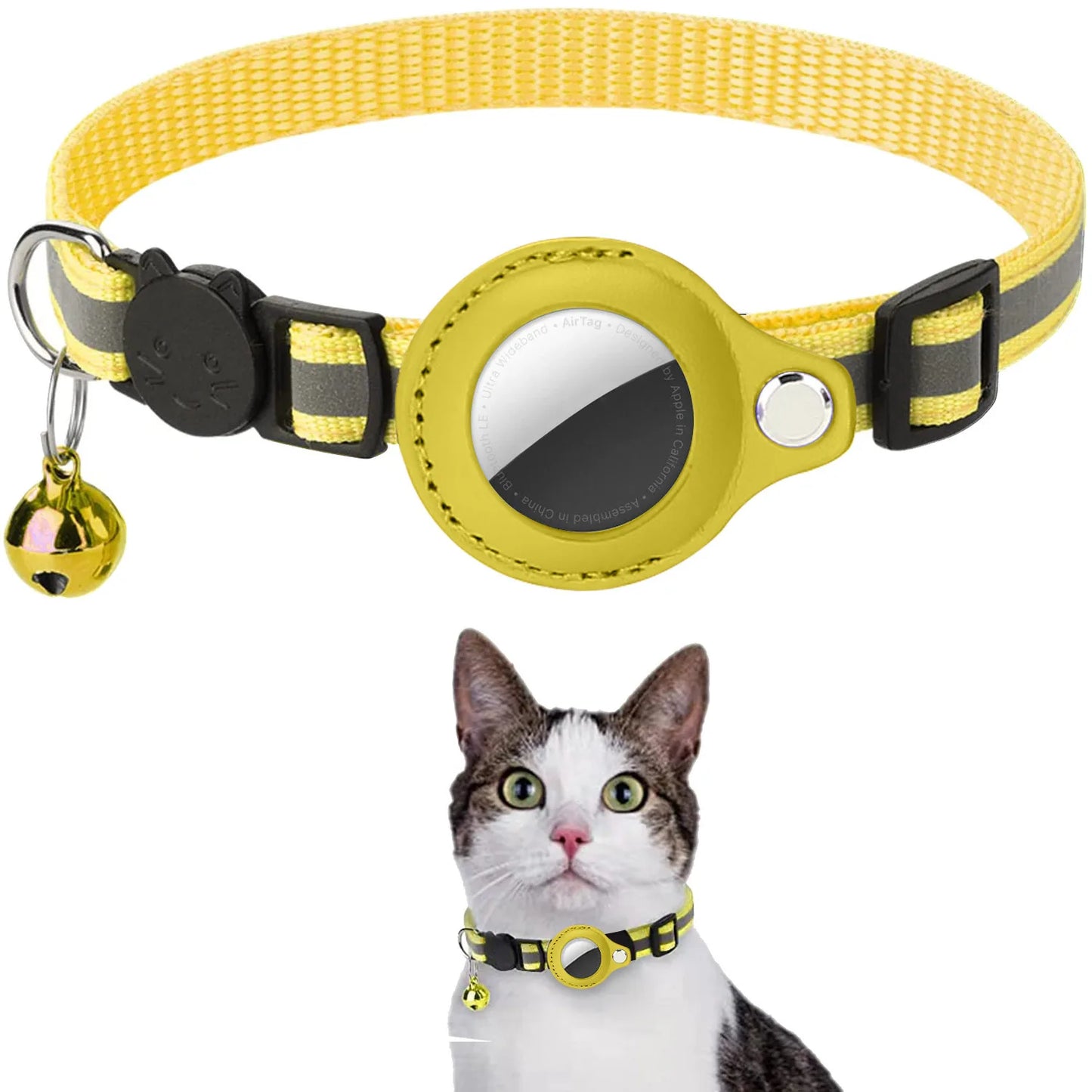 PawfectWorlds™ Collar Track– Pet AirTag Collar