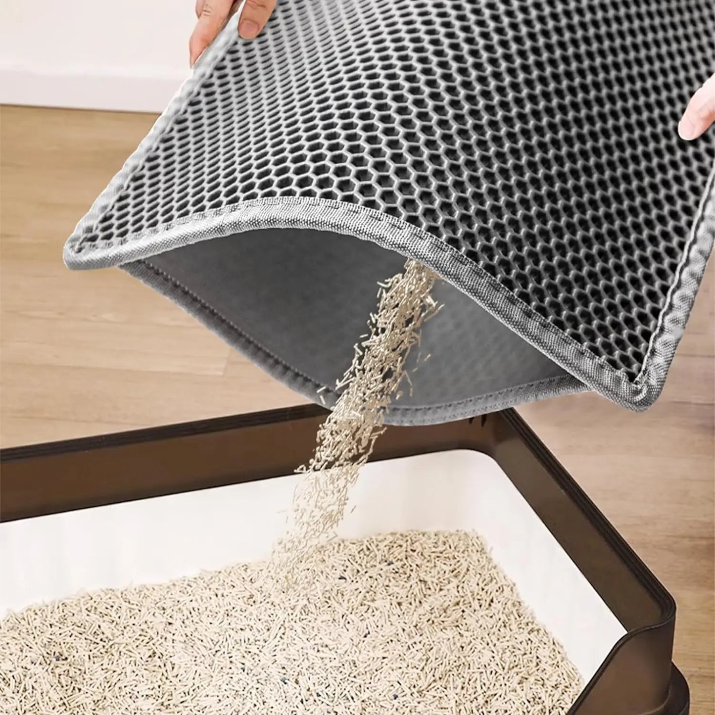 PawfectWorlds™ Kitty Trap – Cat Litter Mat