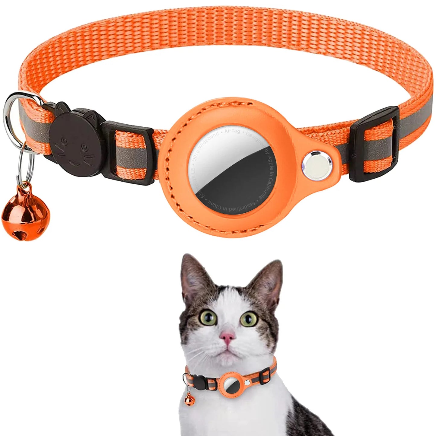 PawfectWorlds™ Collar Track– Pet AirTag Collar