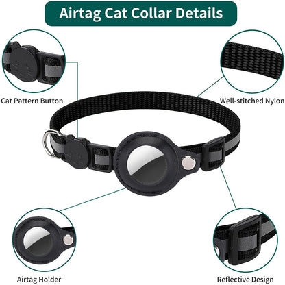 PawfectWorlds™ Collar Track– Pet AirTag Collar