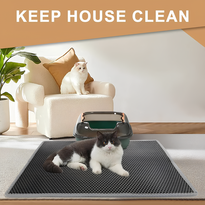 PawfectWorlds™ Kitty Trap – Cat Litter Mat