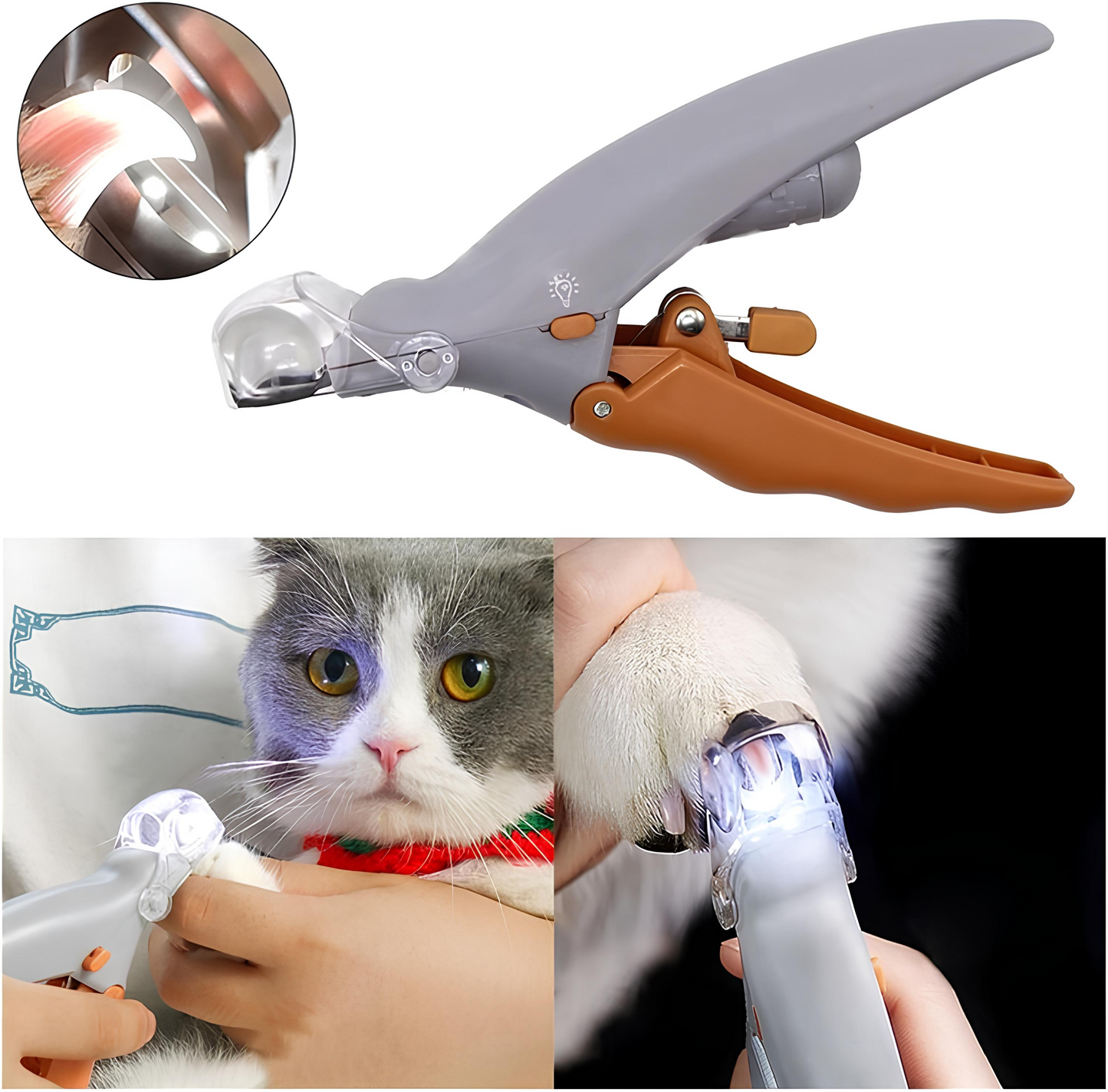 PawfectWorlds™ LED Cutter – Light Nail Clipper