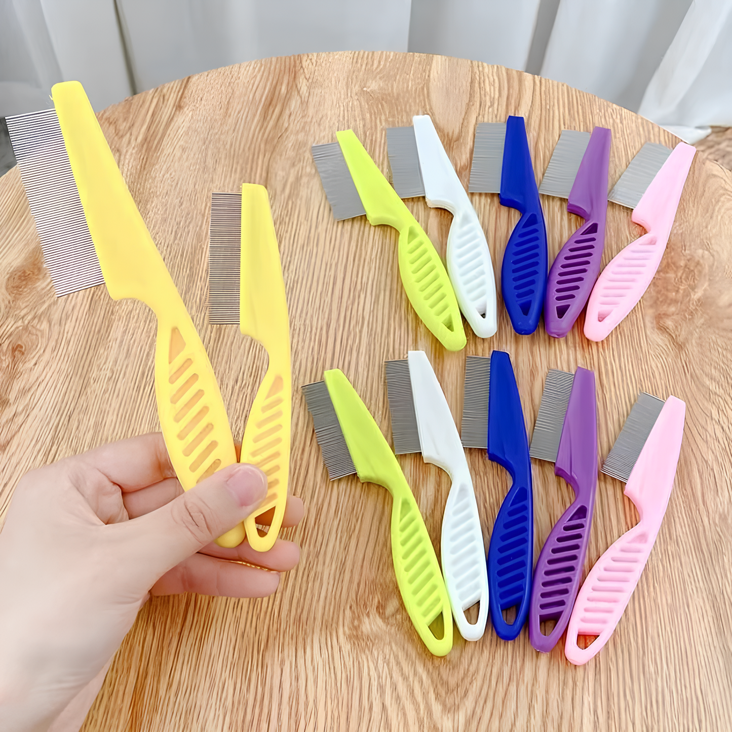 PawfectWorlds™ Shedding Tool – Pet Hair Comb